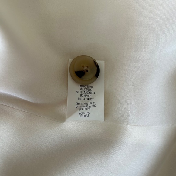 Ivory Helmut Lang Asymmetrical Draped Dress and Matching Jacket - Picture 9 of 16